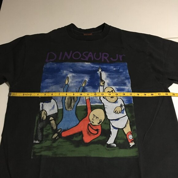 Dinosaur Jr Kids with Guns Tour T-Shirt Large (Tag XL) Faded Black - Picture 5 of 6